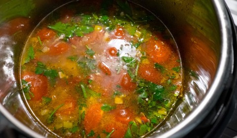 la zuppa di scorfano nella Slow Cooker